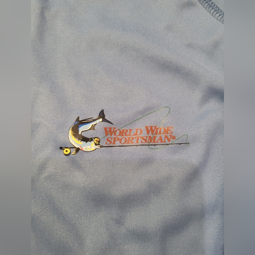 Bass Pro Shops Blue Performance Tee - Picture 3 of 6